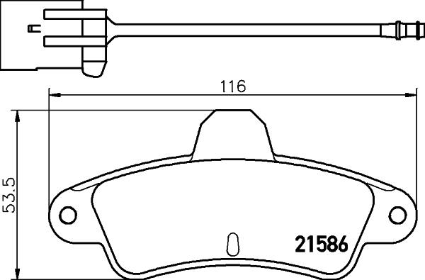 Mintex MDK0164 - Brake Set, disc brakes autospares.lv