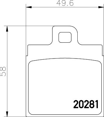 Mintex MDB1090 - Brake Pad Set, disc brake autospares.lv