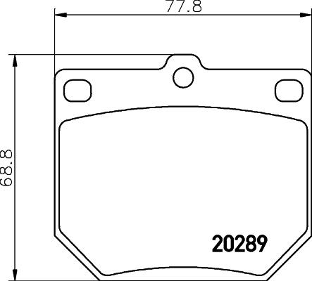 BENDIX 511147 - Brake Pad Set, disc brake autospares.lv