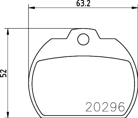 Mintex MDB1080 - Brake Pad Set, disc brake autospares.lv