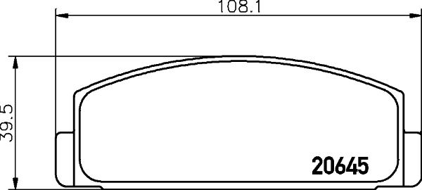 Mintex MDB1148 - Brake Pad Set, disc brake autospares.lv