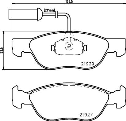 Mintex MDB1829 - Brake Pad Set, disc brake autospares.lv