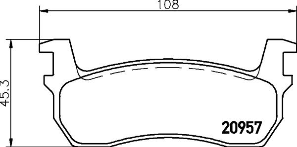 Mintex MDB1219 - Brake Pad Set, disc brake autospares.lv