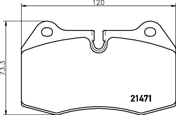 Mintex MDB1752 - Brake Pad Set, disc brake autospares.lv