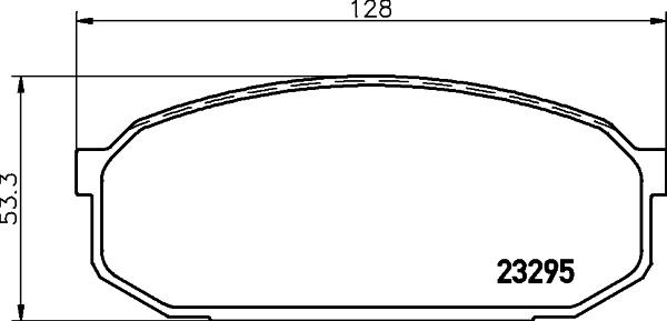 Mintex MDB1712 - Brake Pad Set, disc brake autospares.lv