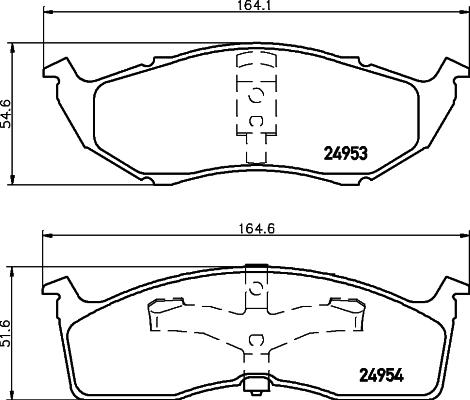 Mintex MDB1783 - Brake Pad Set, disc brake autospares.lv