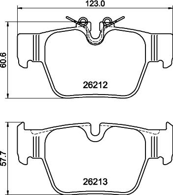 Mintex MDB3463 - Brake Pad Set, disc brake autospares.lv