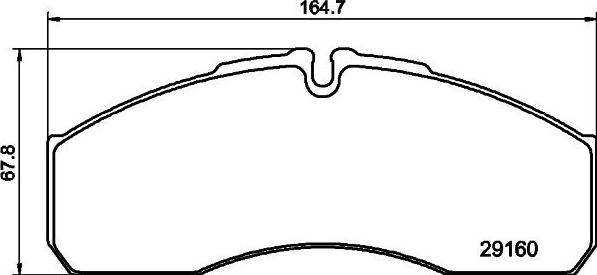 Mintex MDB3310 - Brake Pad Set, disc brake autospares.lv