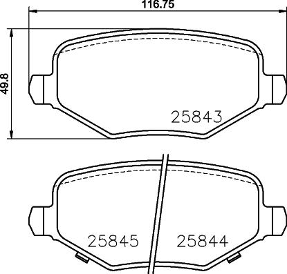 Mintex MDB3791 - Brake Pad Set, disc brake autospares.lv