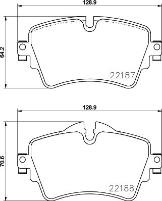 Mintex MDB3734 - Brake Pad Set, disc brake autospares.lv