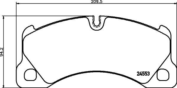 Mintex MDB2987 - Brake Pad Set, disc brake autospares.lv