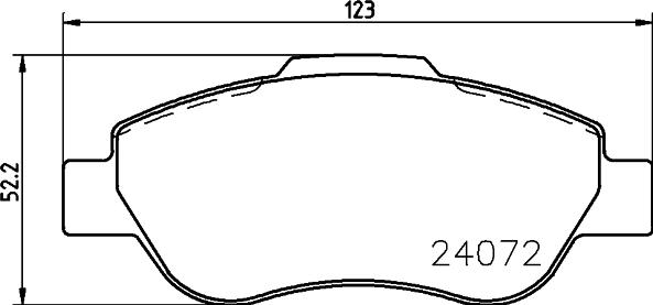 Mintex MDB2655 - Brake Pad Set, disc brake autospares.lv