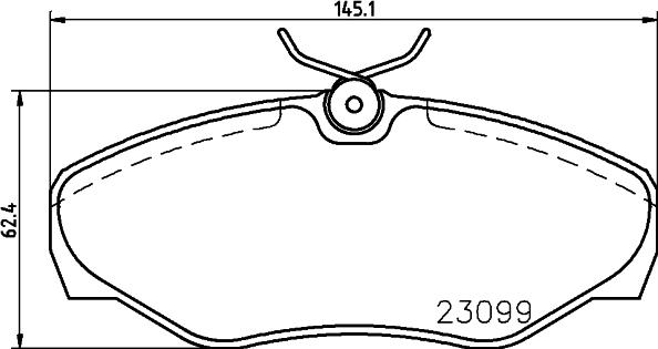 Mintex MDB2159 - Brake Pad Set, disc brake autospares.lv