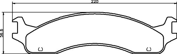 Mintex MDB2169 - Brake Pad Set, disc brake autospares.lv