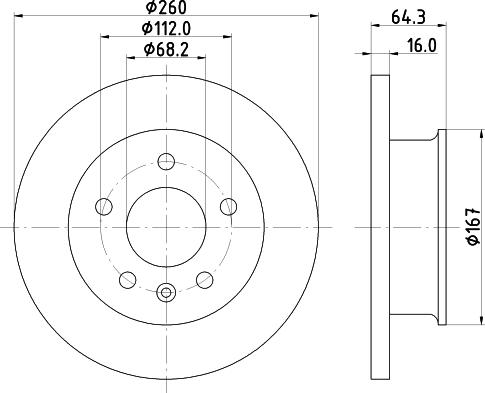 Mintex MDC912 - Brake Disc autospares.lv