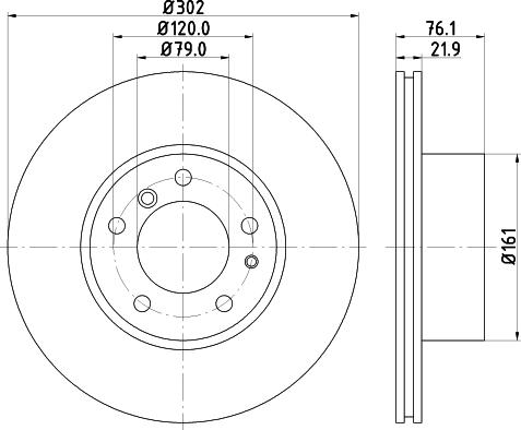 Mintex MDC459 - Brake Disc autospares.lv