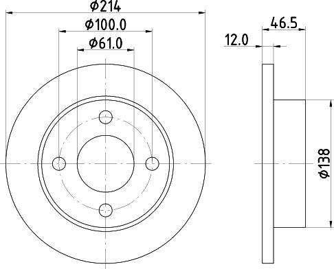 Mintex MDC682 - Brake Disc autospares.lv