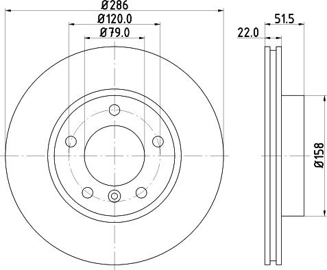 Mintex MDC624 - Brake Disc autospares.lv