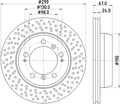 Mintex MDC1918 - Brake Disc autospares.lv