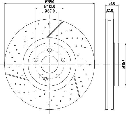 Mintex MDC2794C - Brake Disc autospares.lv