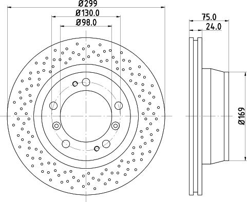 Mintex MDC1431 - Brake Disc autospares.lv