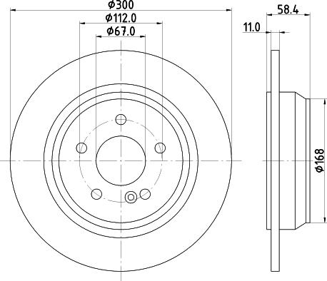 Mintex MDC1427 - Brake Disc autospares.lv