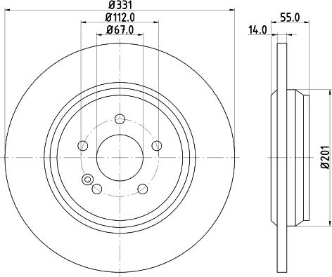 Swag 10 92 4350 - Brake Disc autospares.lv