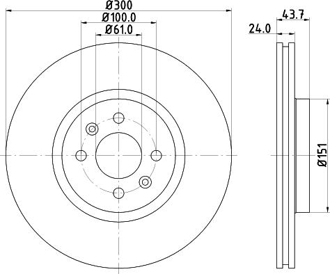 Mintex MDC1693 - Brake Disc autospares.lv