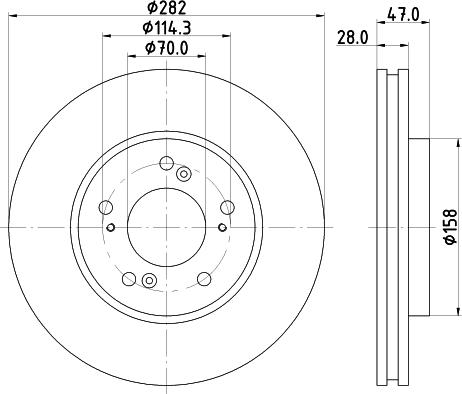 Mintex MDC1002 - Brake Disc autospares.lv