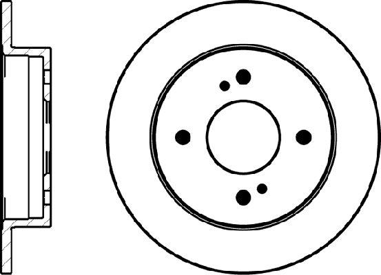 Mintex MDC1143 - Brake Disc autospares.lv