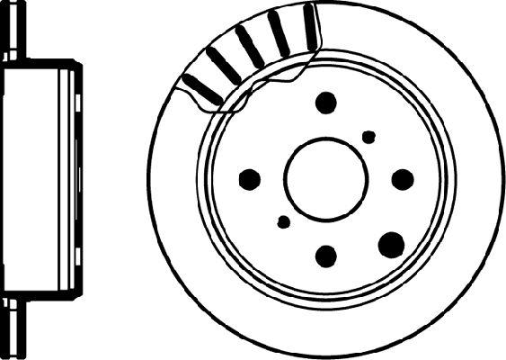 Mintex MDC1147 - Brake Disc autospares.lv