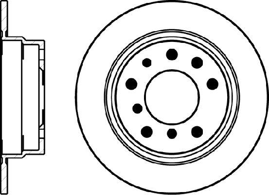 BENDIX 520163 - Brake Disc autospares.lv