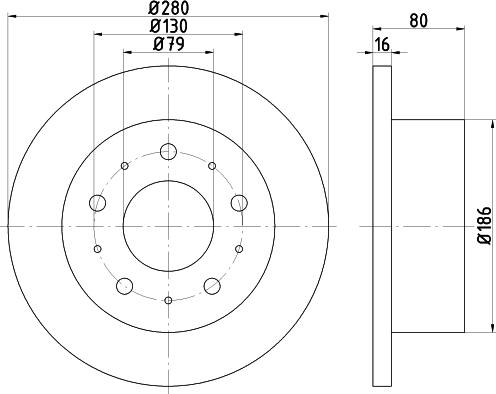 Mintex MDC1817 - Brake Disc autospares.lv