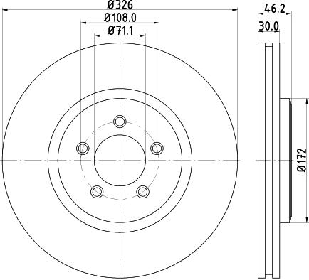 Mintex MDC1879C - Brake Disc autospares.lv