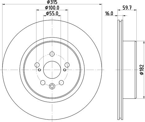 Kavo Parts BR-9528-C - Brake Disc autospares.lv