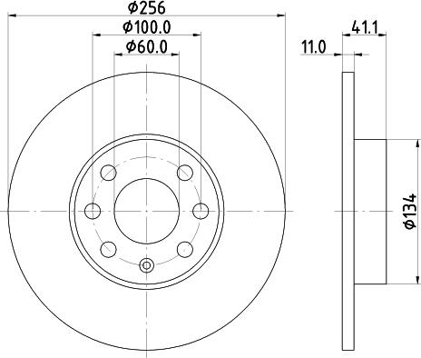 Mintex MDC1361 - Brake Disc autospares.lv