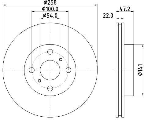 Mintex MDC1318 - Brake Disc autospares.lv