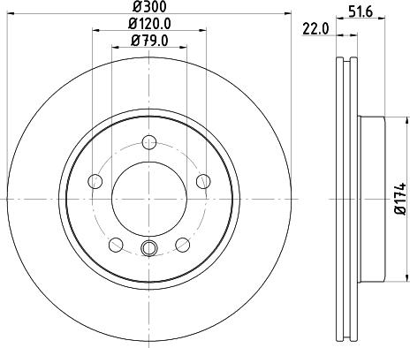 Mintex MDC1383C - Brake Disc autospares.lv