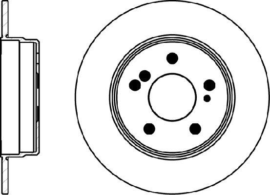 Mintex MDC1253 - Brake Disc autospares.lv