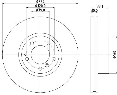 Mintex MDC1260 - Brake Disc autospares.lv