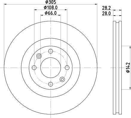 Mintex MDC1288 - Brake Disc autospares.lv