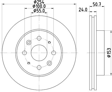 Mintex MDC1749 - Brake Disc autospares.lv