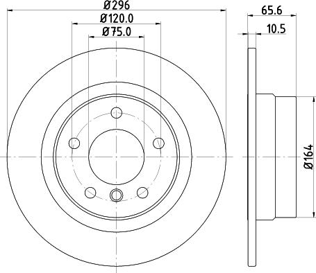 Mintex MDC1746C - Brake Disc autospares.lv