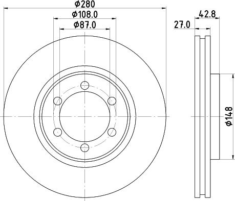 Mintex MDC1767 - Brake Disc autospares.lv