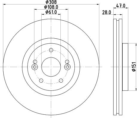 Mintex MDC1774 - Brake Disc autospares.lv