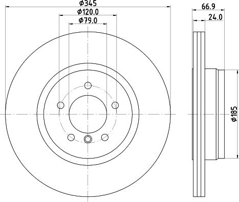 Mintex MDC1777 - Brake Disc autospares.lv