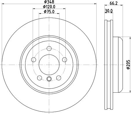 Mintex MDC83113C - Brake Disc autospares.lv