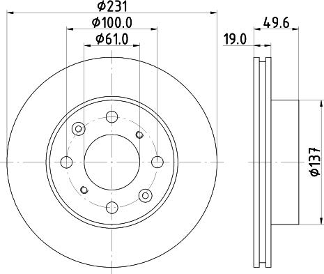 BENDIX 520097 - Brake Disc autospares.lv