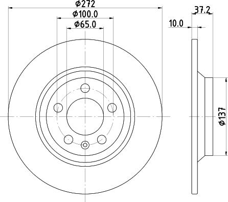 Mintex MDC2930C - Brake Disc autospares.lv