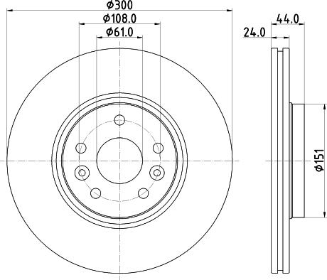 Mintex MDC2653 - Brake Disc autospares.lv